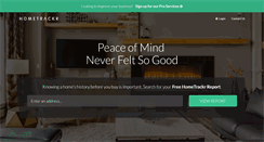 Desktop Screenshot of hometrackr.com